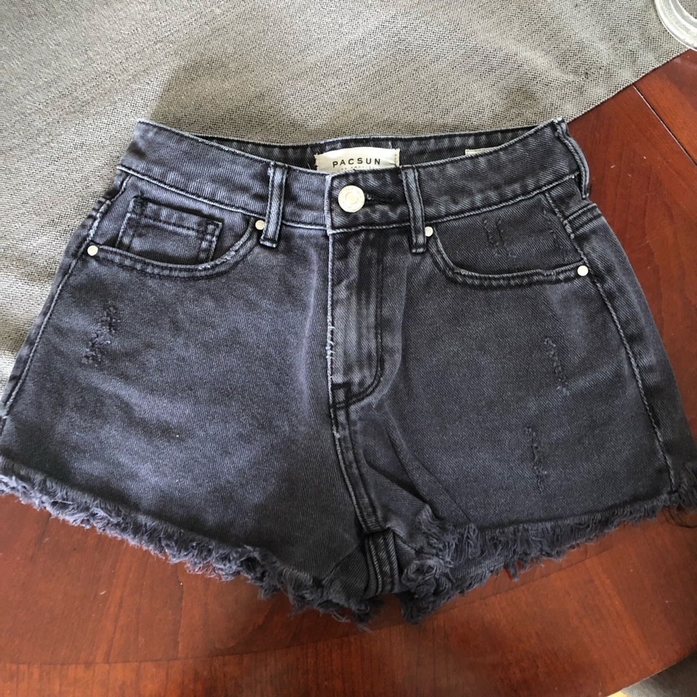 PacSun High Rise Jean Shorts (22/23)